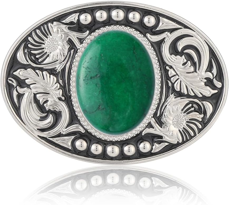HUABOLA CALYN Vintage American Belt Buckle Men Western Cowboy Luminous Scorpion Tiger eye Black agate Belt Buckles