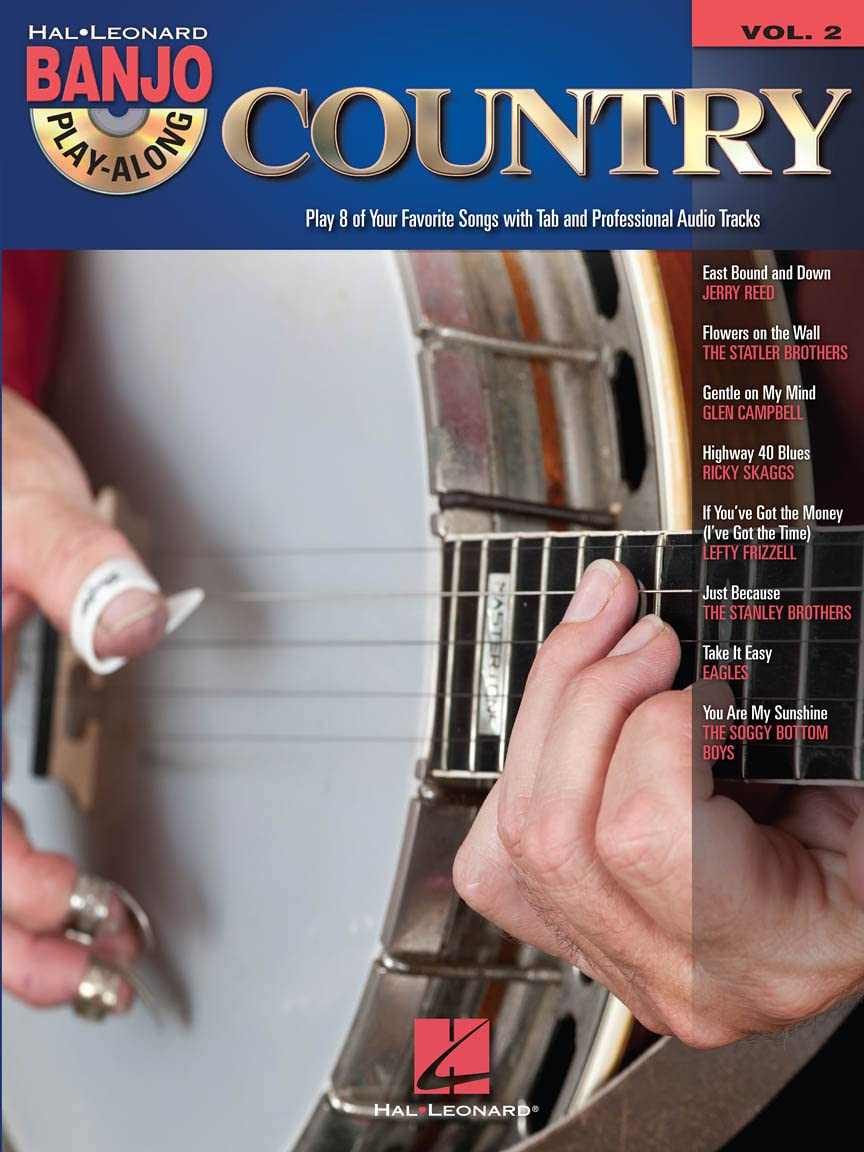 Country Book and CD Banjo Hal Leonard