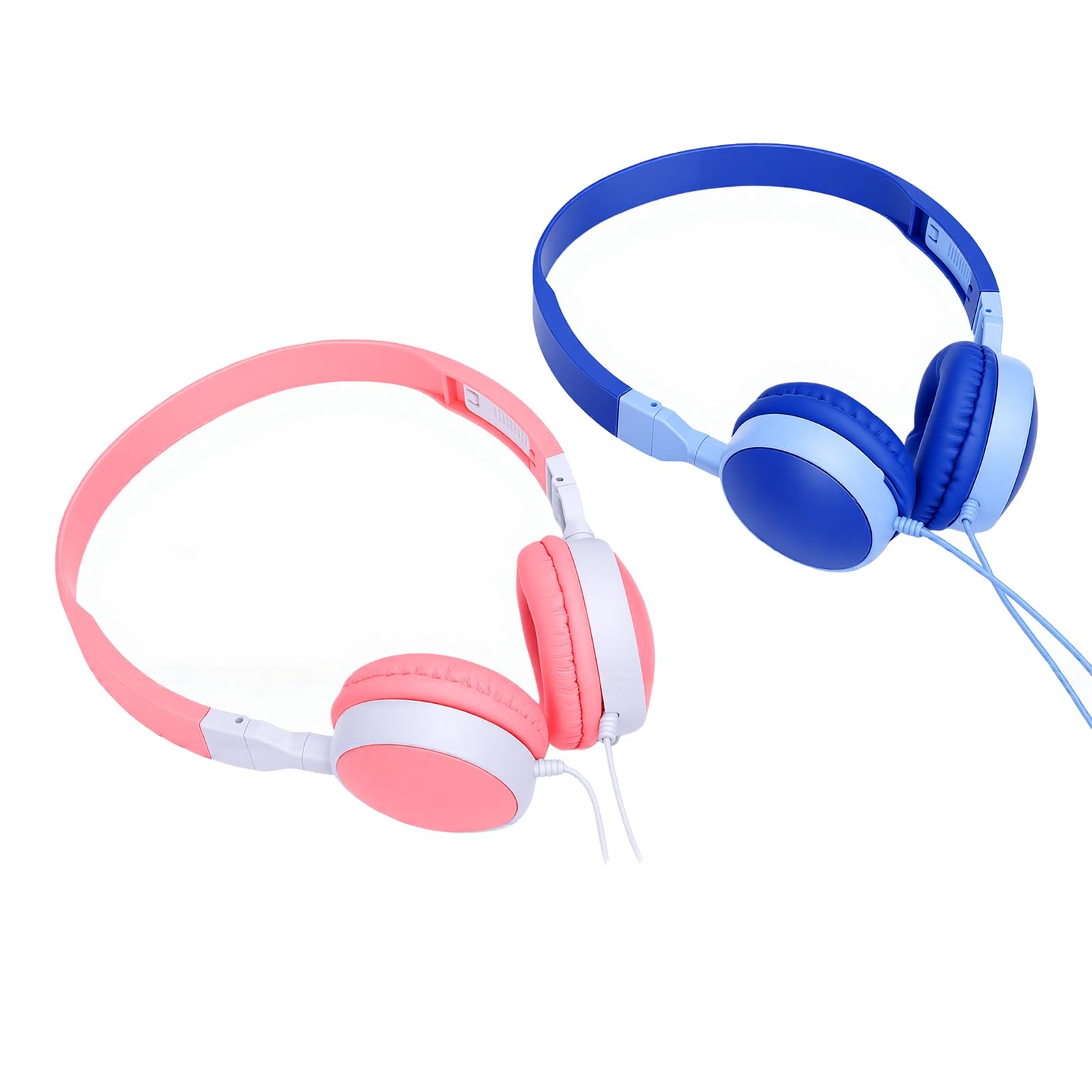 ANGGREK Cuffie con Cavo per Bambini, Headset Aula con Jack da 3,5 Mm, Confezione da 12, Cavo da 4 Ft, for Classe e Studio