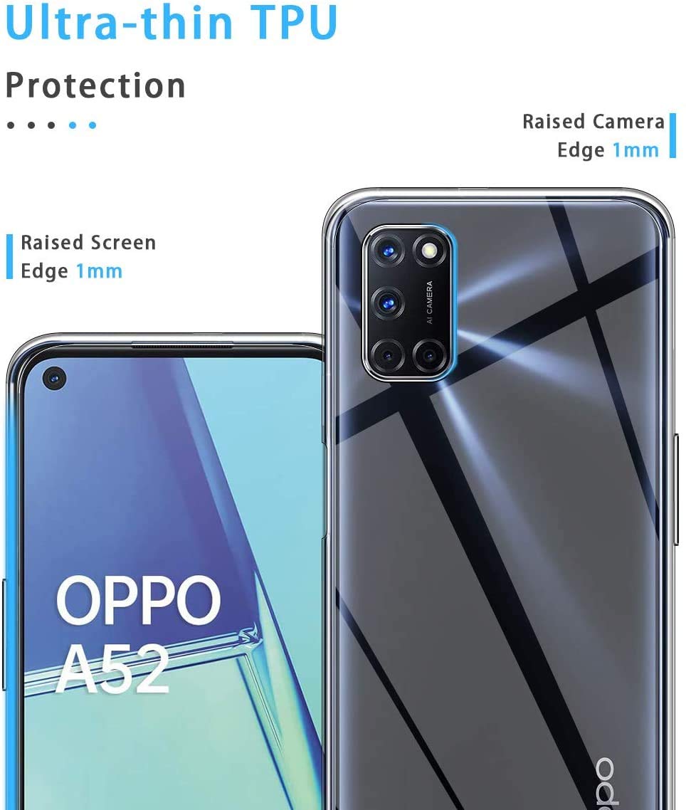 HiCASE Pro Cover per Oppo A52/OPPO A72/OPPO A92, Glitter Bling Liquido Sparkly 3D Disegni Antiurto Luccichio Pendenza TPU Silicone Protettivo Morbido Brillantini Quicksand Custodia Case