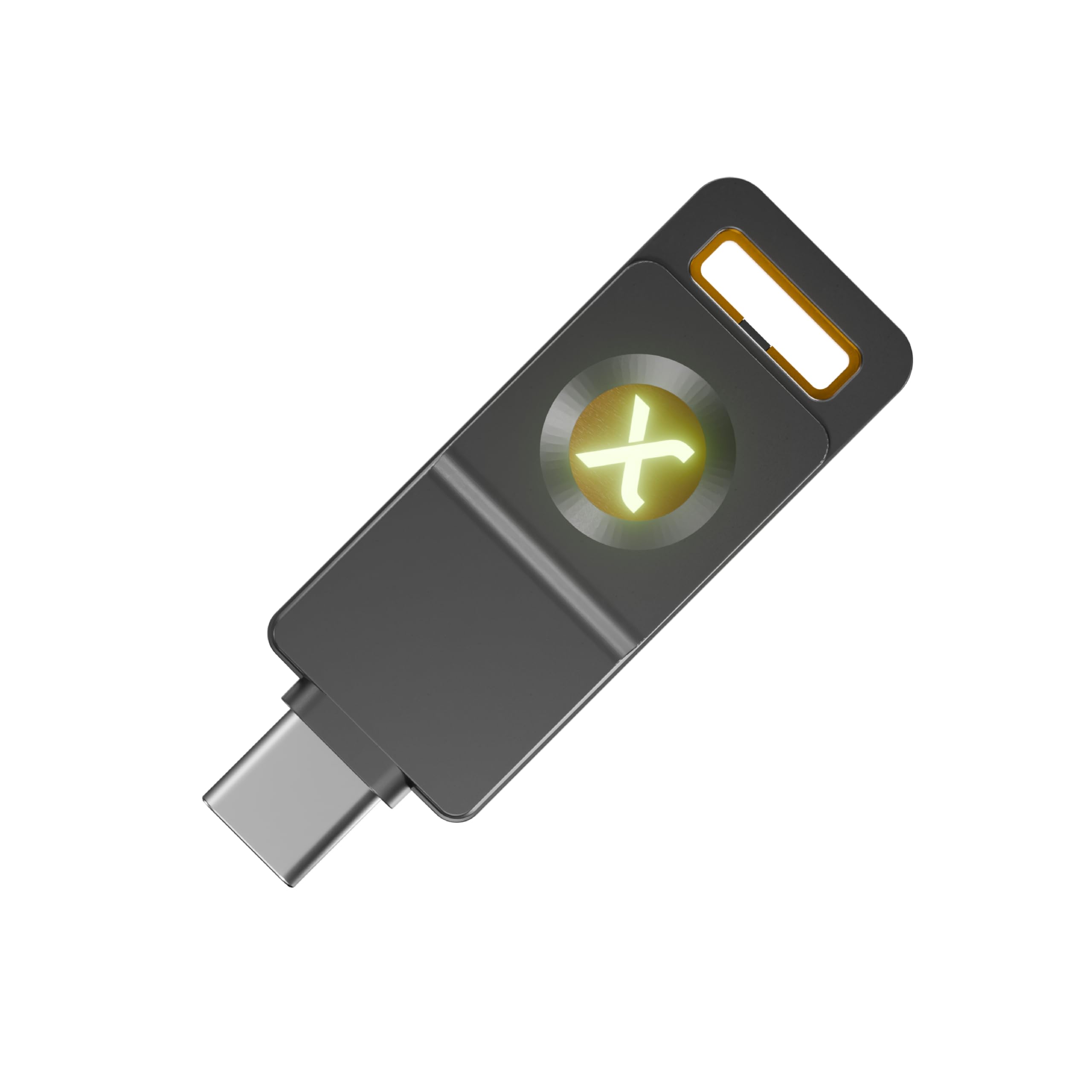 SecuX PUFido Drive Clife Key - Llave de seguridad USB C con tecnología PUF y unidad flash integrada, hardware certificado FIDO2 U2F, seguridad no clonable enraizada para inicio de sesión sin