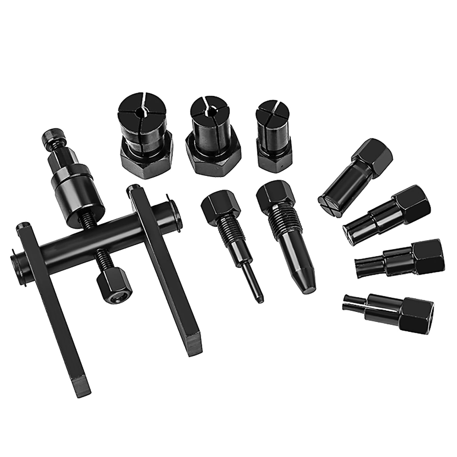 Estrattore Cuscinetti, 10Pcs Set Estrattore Cuscinetto Moto, Kit Estrattore Cuscinetto Ruota, Estrattore di Cuscinetti, Texture Rimozione Cuscinetto Moto e Set Strumenti di Installazione