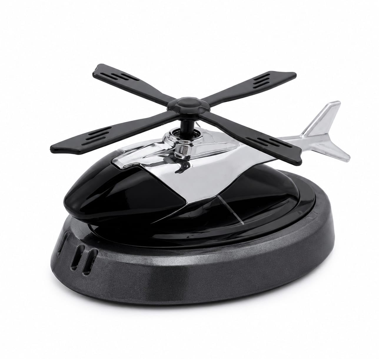 Car Interior Decoration Accessories Fragrance for Home Office Unique Touch Solar Powered Helicopter For Accessories For Dashboard With Aroma Diffuser For Car Interior Dashboard Compatible-image-4