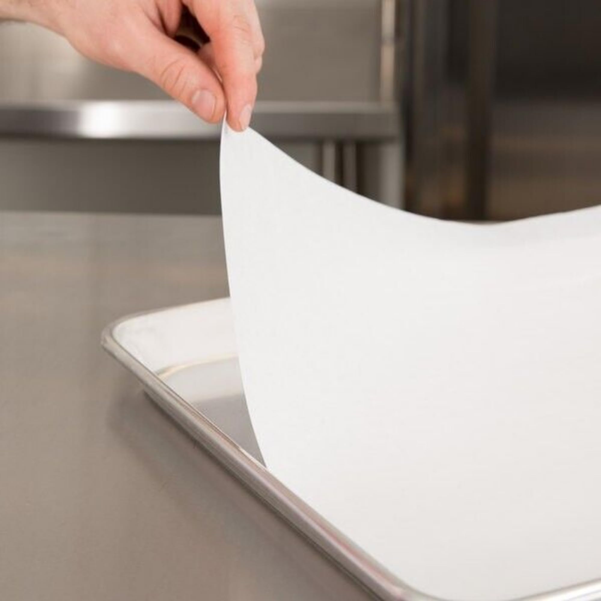 [30 Sheets] Baking Precut Parchment Paper Sheets Non Stick Silicone Coated 15
