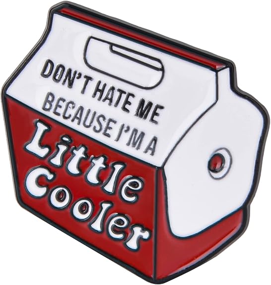 I Love Emo Girls Enamel Lapel Pin - Gothic Brooch For Backpacks & Jackets