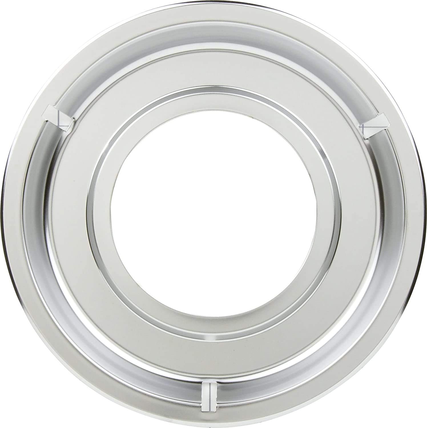 KITCHEN BASICS 101 Made in the USA 5303131115, 540T014P01 and RGP 300 Replacement Round Range Gas Stove Drip Pans for Frigidaire and Tappan, 4 Pack