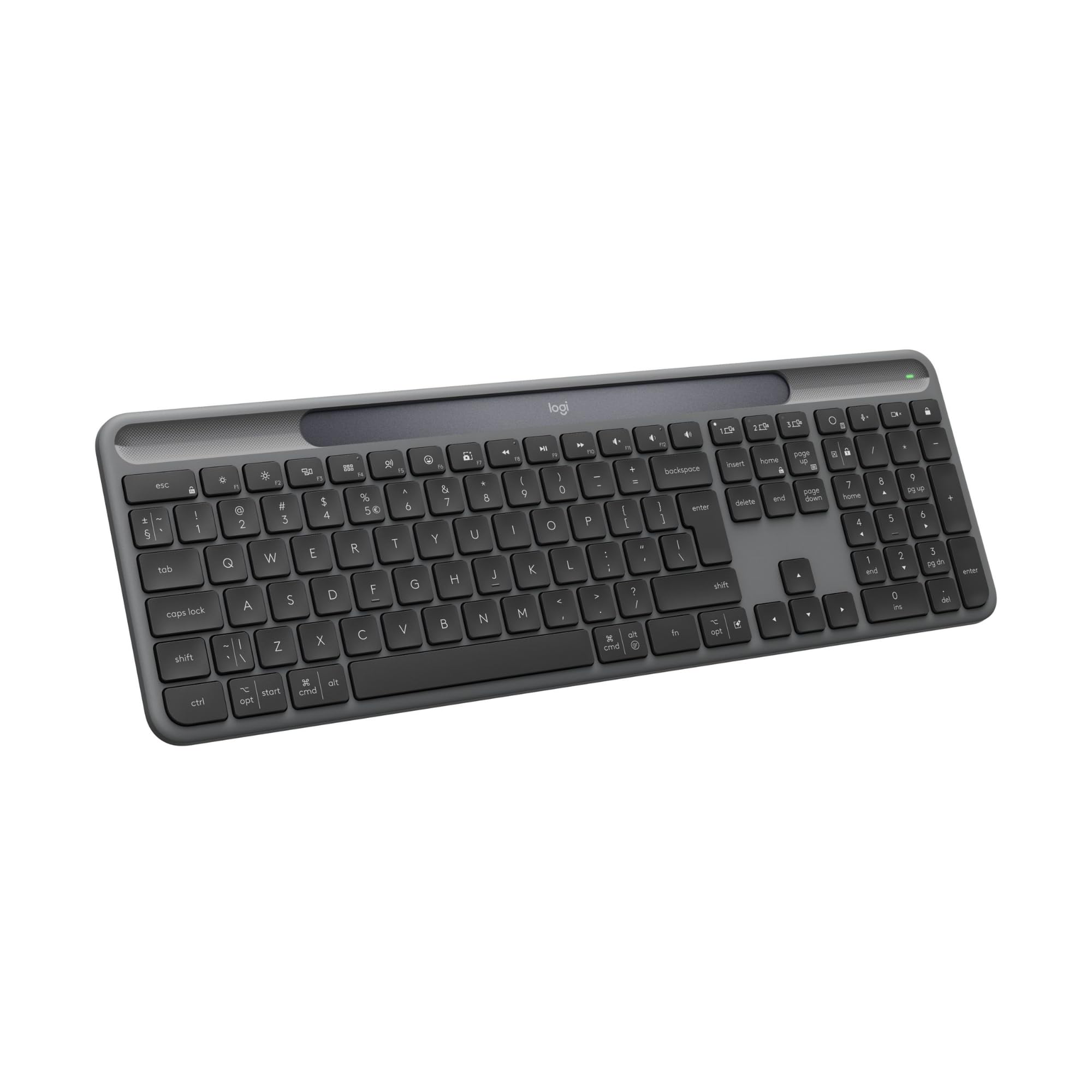 Logitech Signature sottile Solar+ wireless keyboard - US INT'L QWERTY