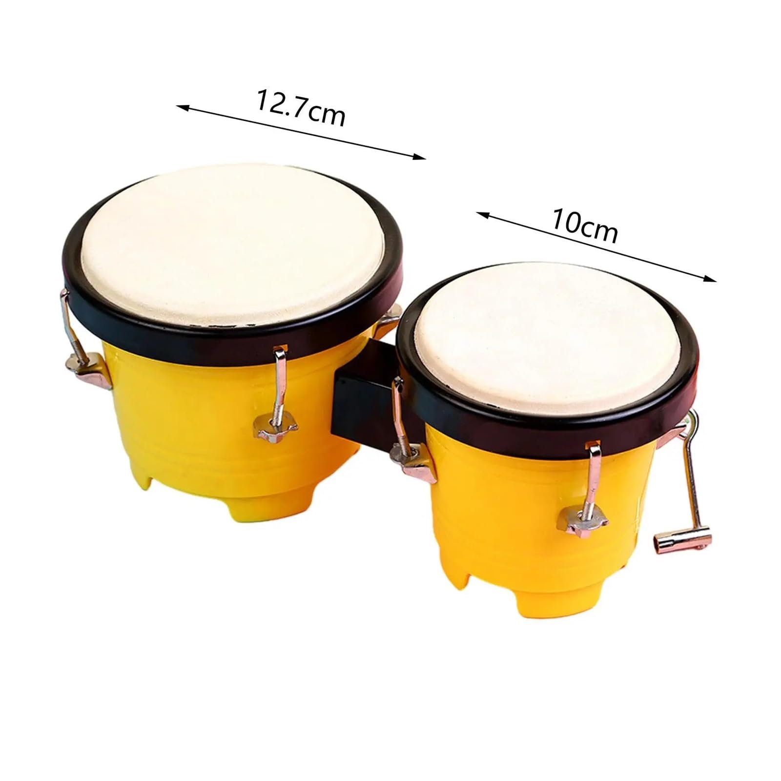 Bongos Professionelles Percussion-Bongos-Trommelset, Stimmhandtrommel, pädagogische Musikinstrumente for Anfänger, Jungen und Mädchen(Dark Blue)