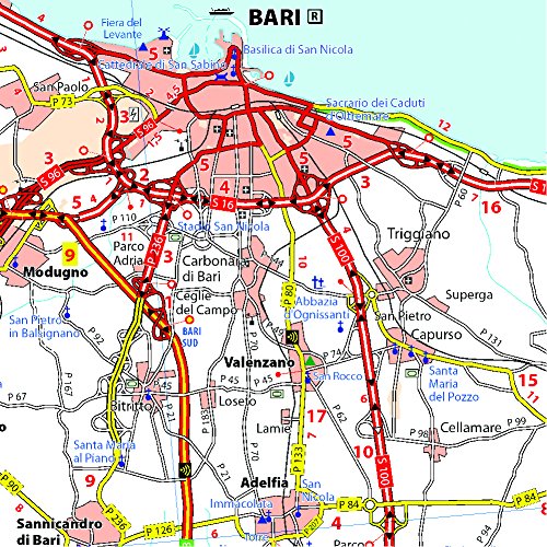 Michelin Map Italy: Puglia 363