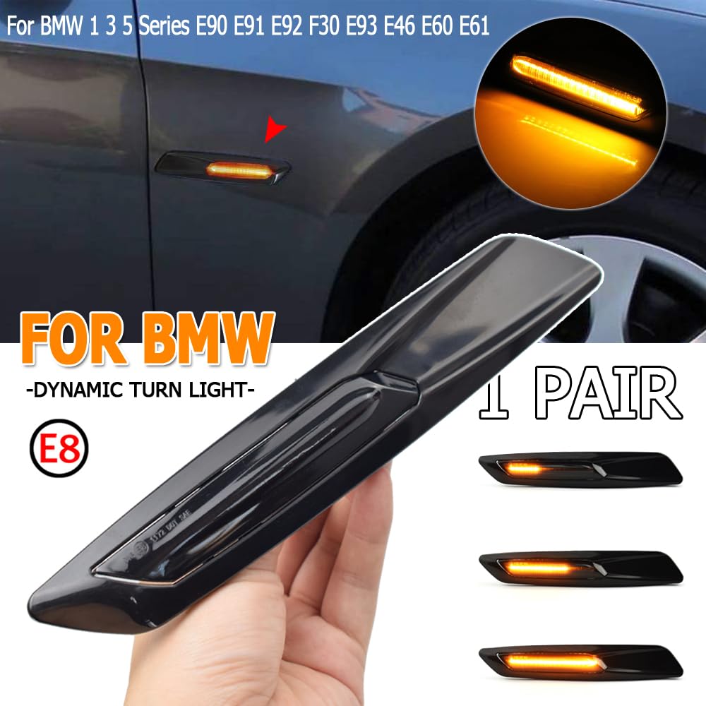 Indicatori di direzione sequenziali a LED per BMW 5 Series F10 F11 528i 528iX 535i E46 E60 E61