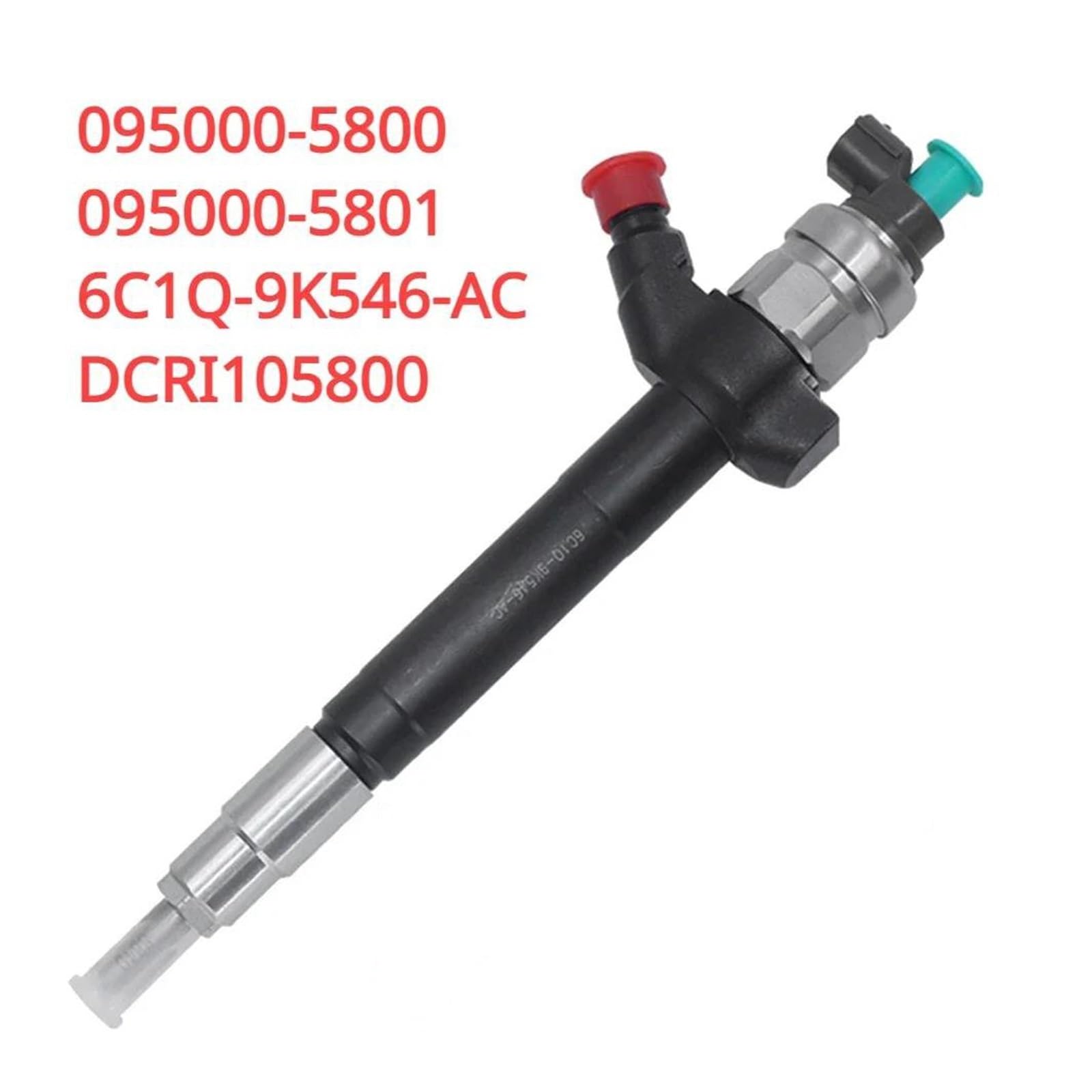 Boquillas Inyector Combustible 6C1Q-9K546-AC 0950005800 Para Fiat Para Ducato 2,2 D 100bhp 2006-boquilla Inyector Diésel 095000 5801 Inyector Combustible 1 Uds