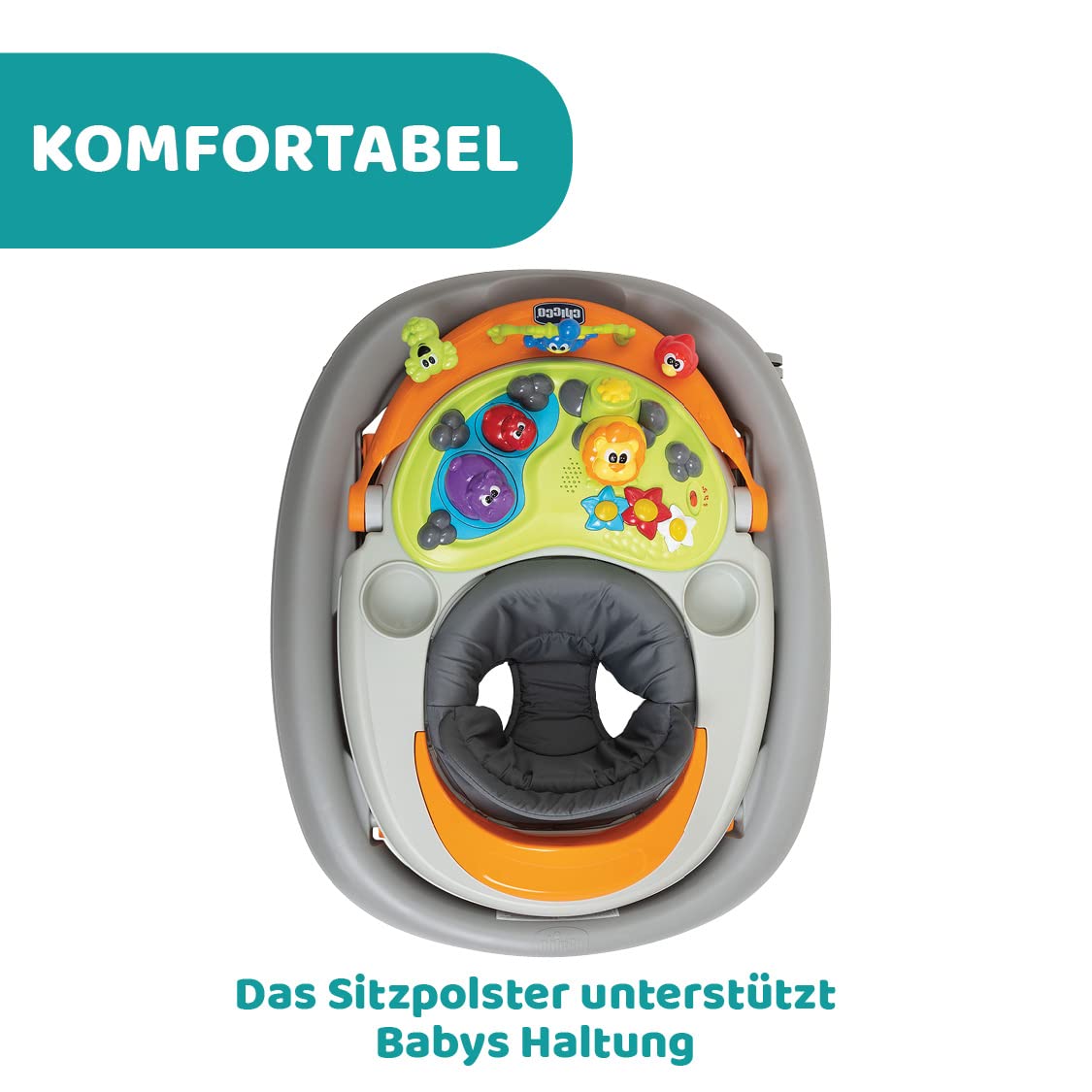 Chicco Walky Talky Trotteur Gris