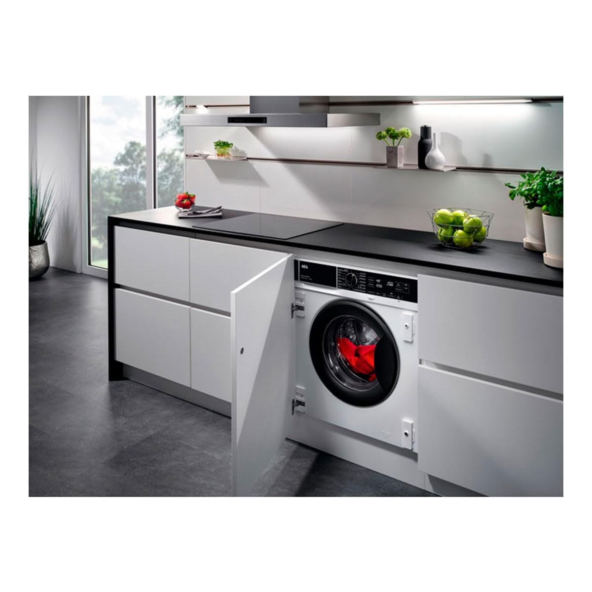 Lavasecadora Integrable 8Kg / 4Kg 1600Rpm Clase A/D AEG LWN7E8636F Blanco