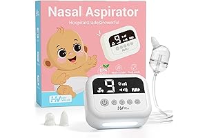HEYVALUE Electric Nasal Aspirator for Toddlers with Soothing Functions