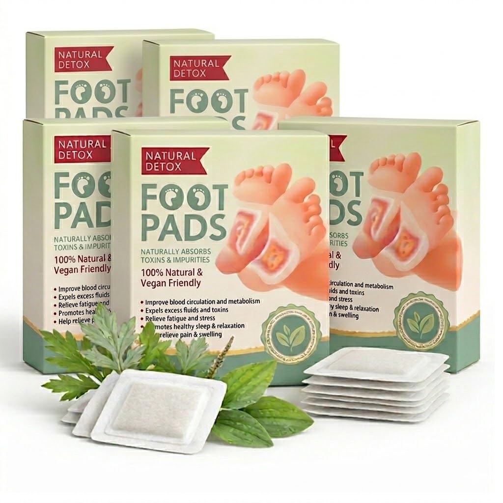 Herbal Detox Foot Pads (Pack of 50) – Bamboo Vinegar Foot Patches for Deep Sleep, Foot Pain Relief & Daily Relaxation | Natural Acupoint Therapy-picture-58