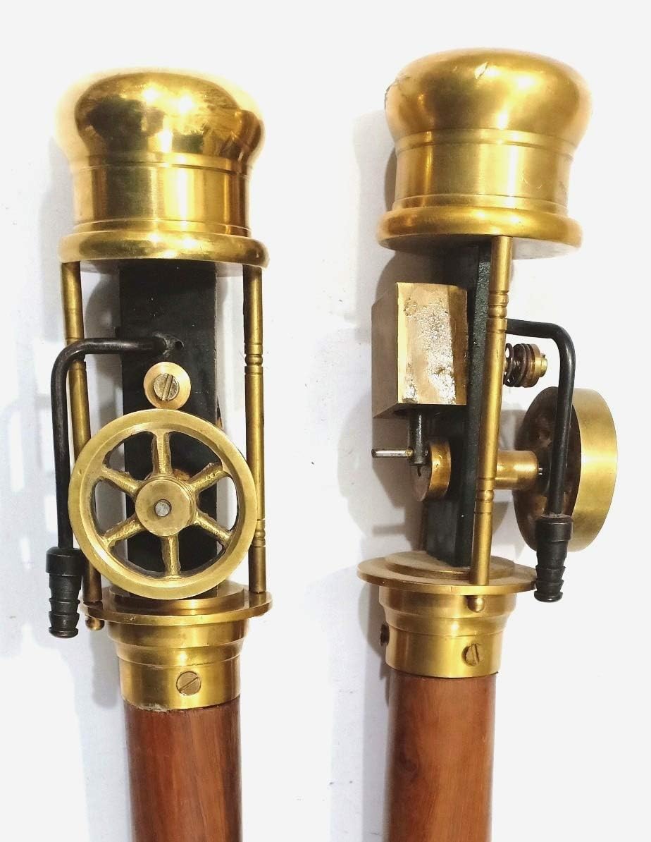 Bastón de motor de vapor para hombres y mujeres con bastón steampunk