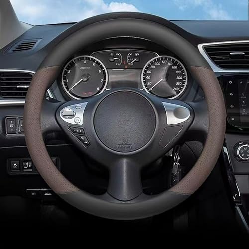 (クラウン) ステアリングカバー|220 シリーズ、210 シリーズ、180 シリーズ、200 シリーズ車種に適合インテリアアクセサリーの選び抜き品質で、ナパレザーと 牛革を使用して製造。サイズ 38cm でステアリングにフィットし、インテリアの質感を向上