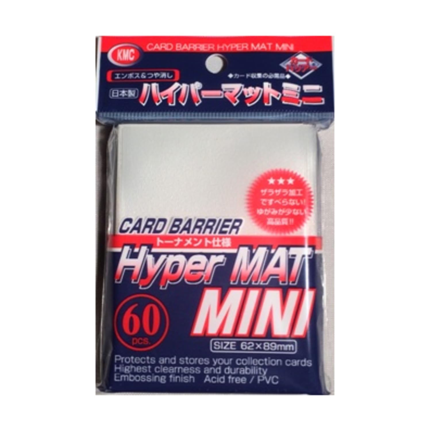 Sleeves MHM1577 Deck Protectors Mini Hyper Clear, Pack - 60