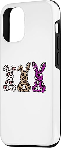 Miniatura 5 de iPhone 11 Pro Max - Camisa de Pascua con diseño de conejito de leopardo