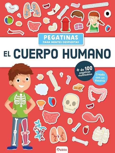 Portada de Pegatinas para mentes despiertas. El cuerpo humano