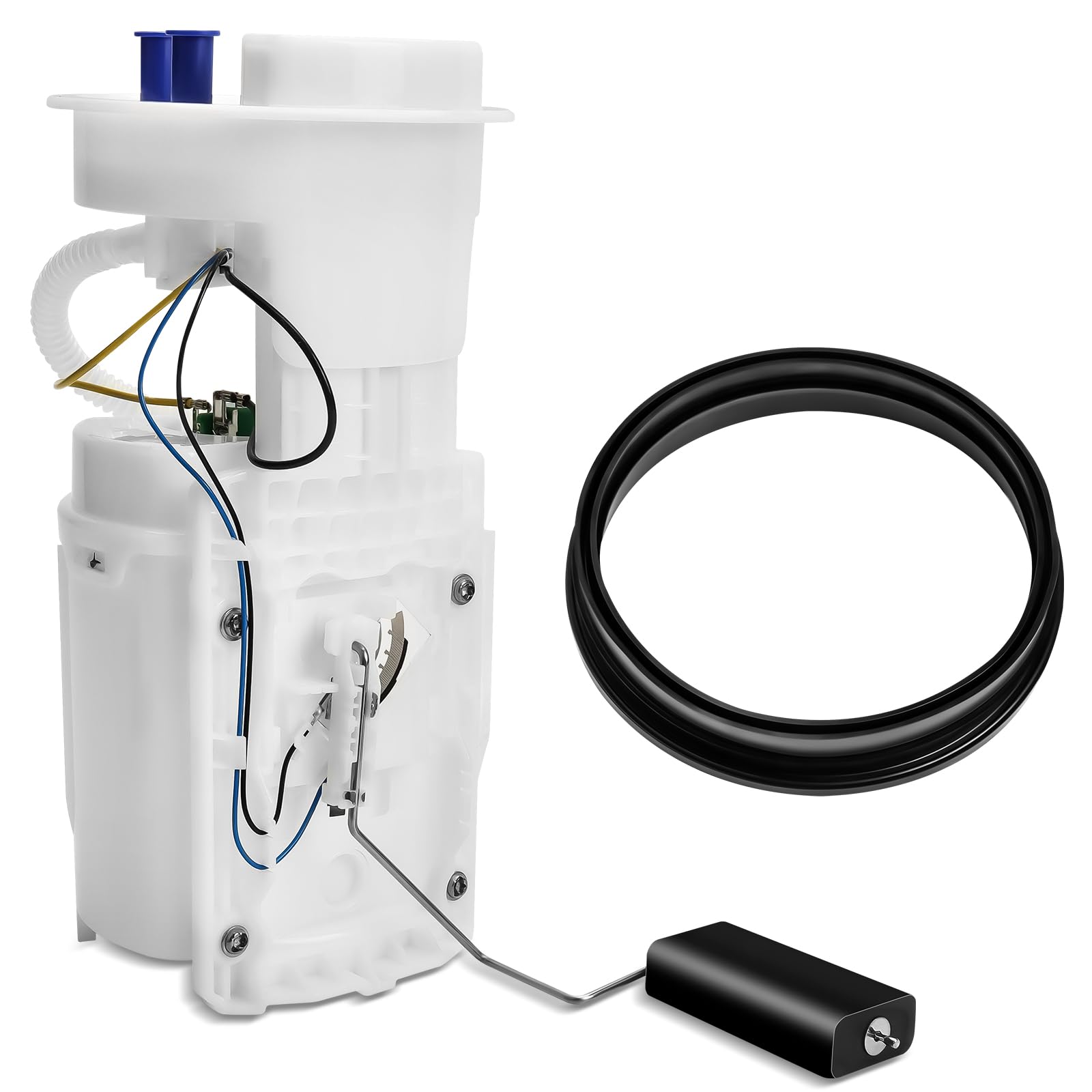 Electric Fuel Pump Assembly Compatible with 1998-2010 VW Beetle, 1999-2006 Golf, 1999-2005 Jetta (1.8L 2.0L 2.5L 2.8L), 4.8" Outer Dia Flange,
