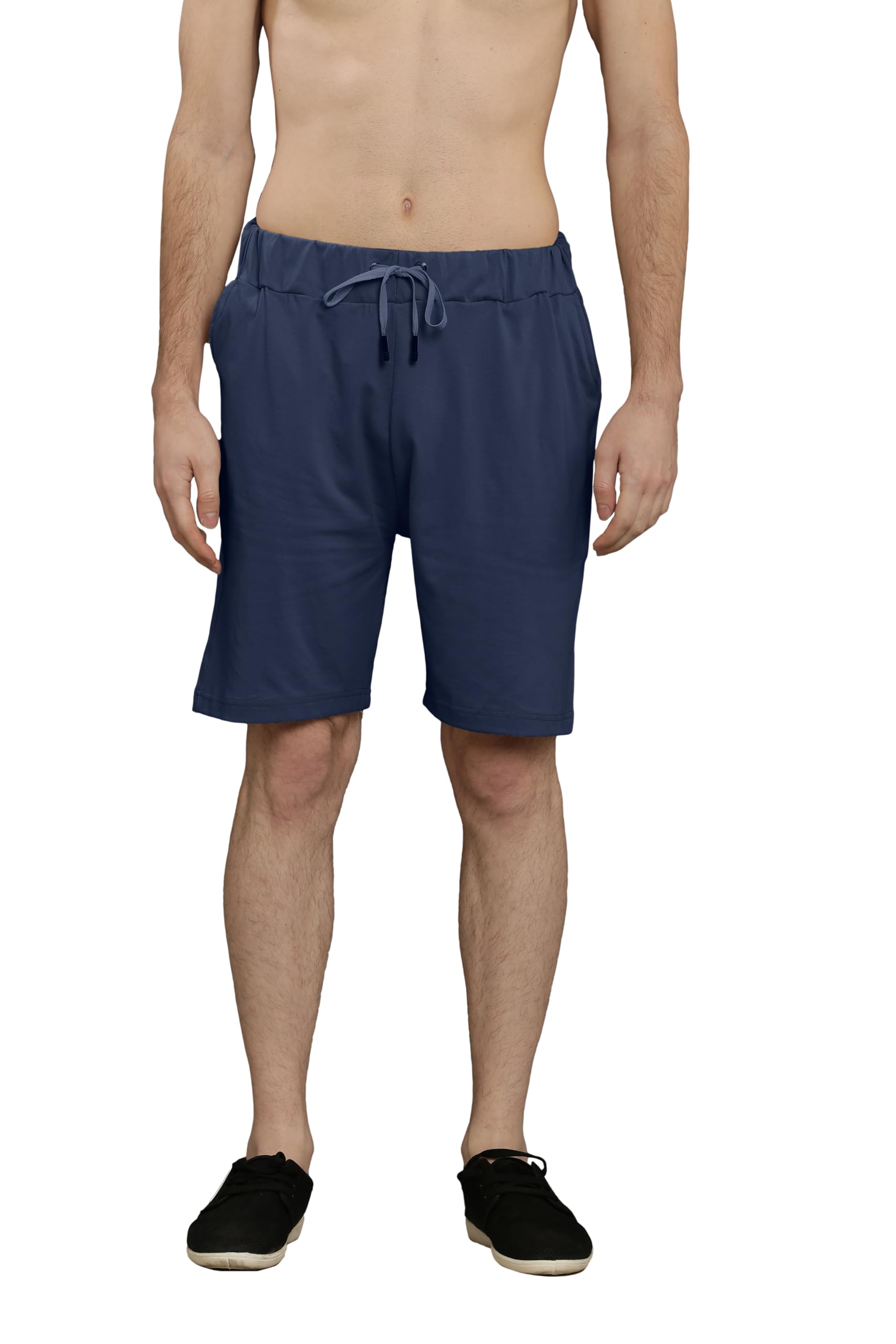 notwild Men’s Summer Regular Fit Cotton Blend Casual Lounge Shorts with Dual Pocket Sleep Shorts Men Lightweight Plain Plus Size up to 5XL Boxers-picture-21