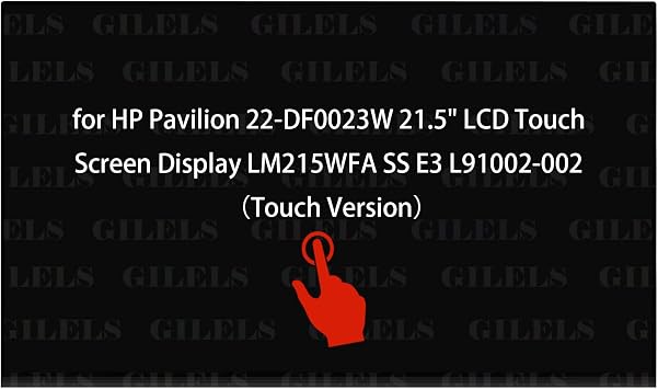 استبدال HP Pavilion 22-DF0023W 21.5 "شاشة LCD تعمل باللمس LM215WFA SS E3 L91002-002 شاشة تعمل باللمس
