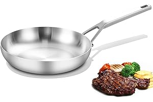 Tri-Ply Fully Bonded Stainless Steel 8inch Frying Pan