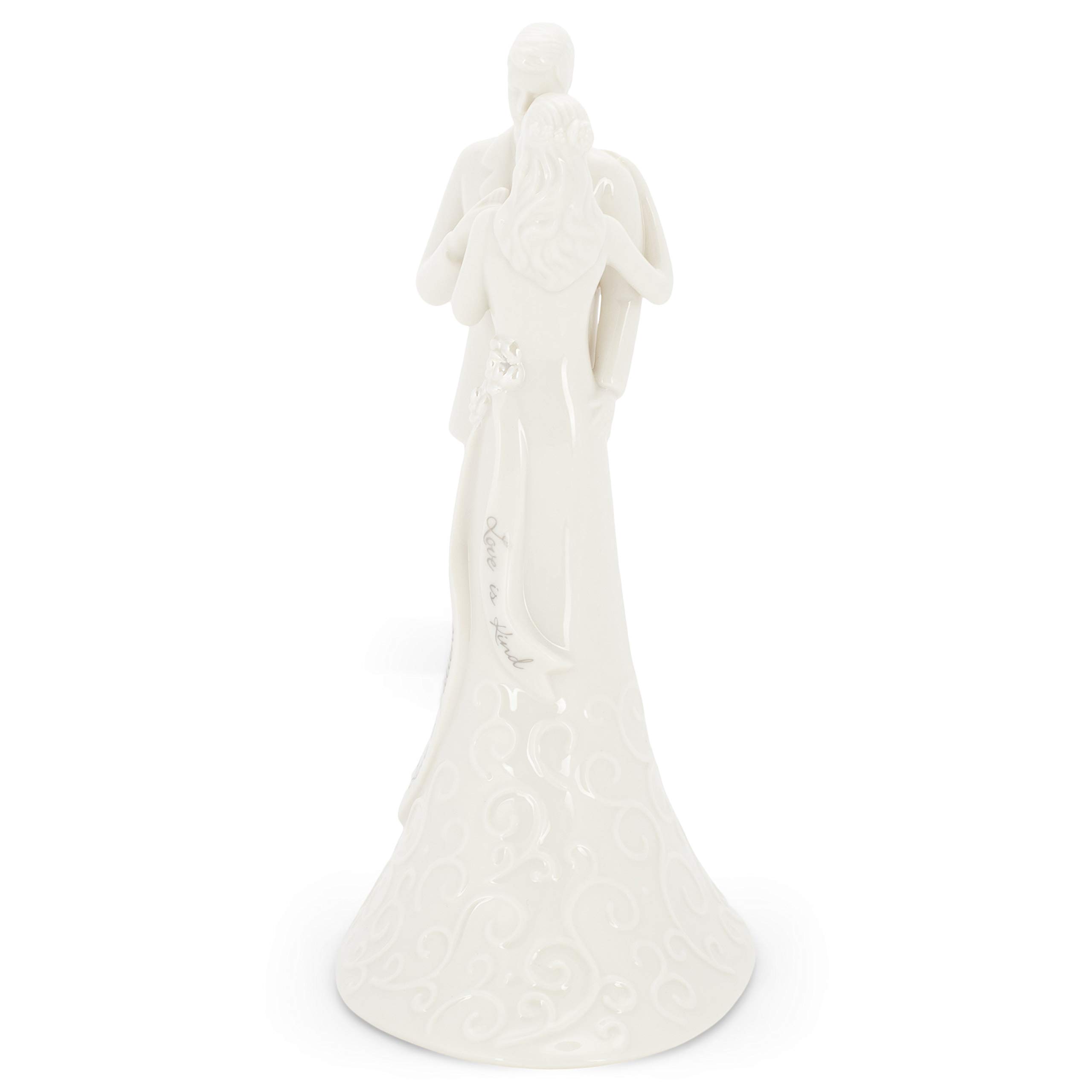 Roman Tortenaufsatz Hochzeitstag 21,6 cm hoch weiß 13226