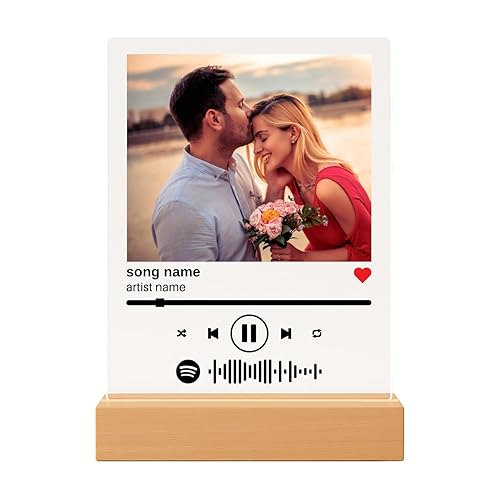 SAME DAY SHIP Custom Song Plaque Personalized Music Plaque Photo