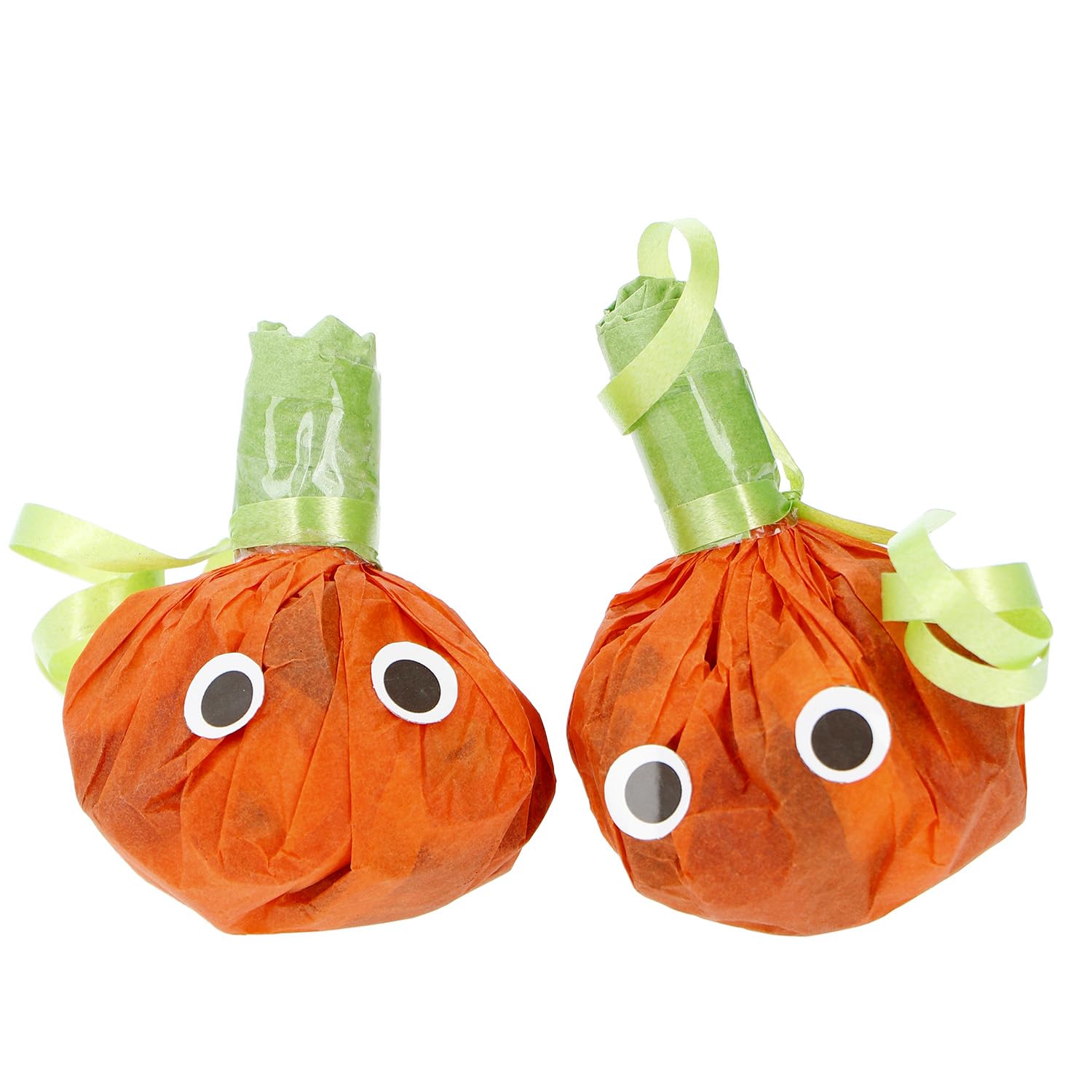 Folat 23900 Halloween DecorationStreamers Pumpkin-Happy Halloween-2 Pieces, Orange