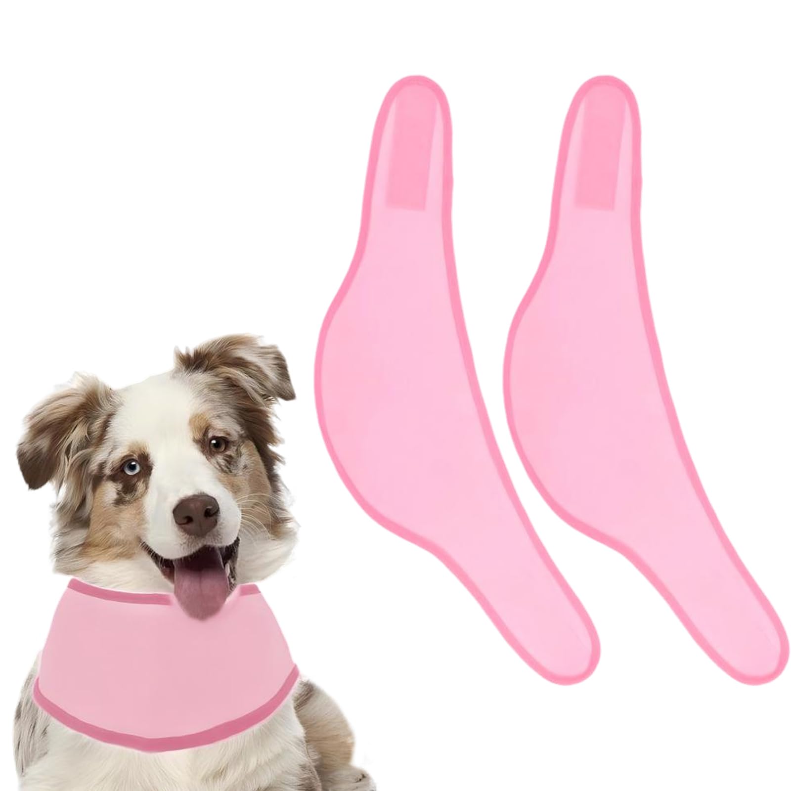Colliers bandana rafraîchissants pour chien, écharpe de glace ajustée contre le halètement