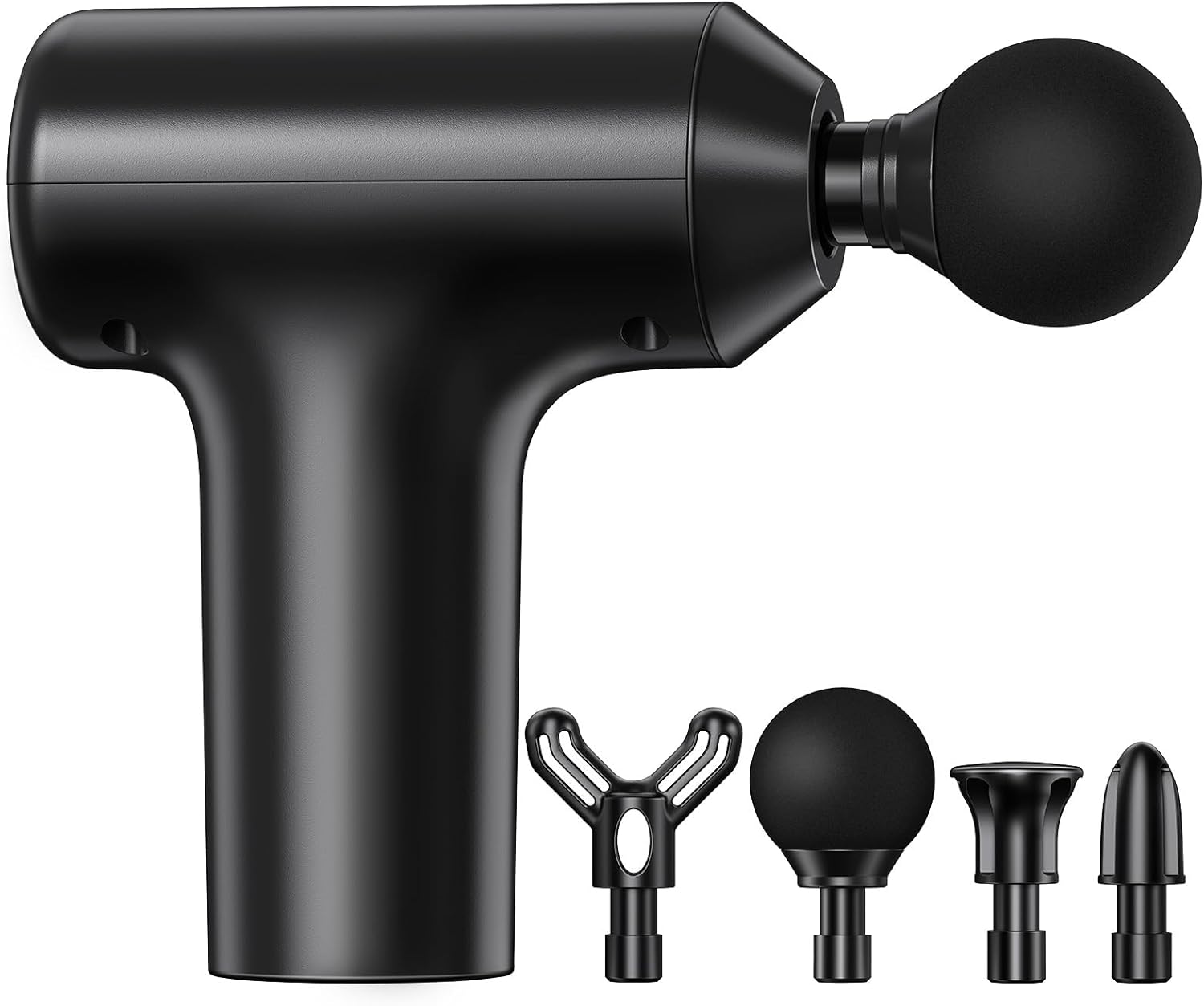 Flekzo Massager for Back & Neck Deep Tissue Pain Relief, Shoulder Massager, Jet-Black‌