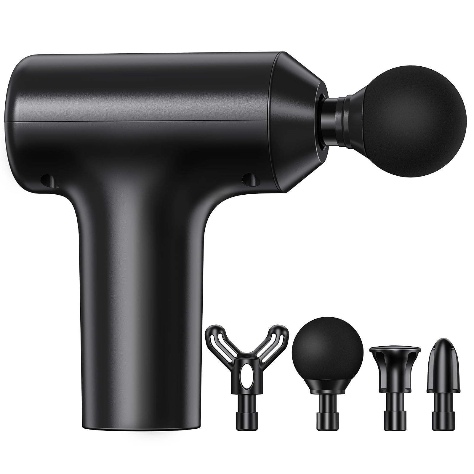Flekzo Massager for Back & Neck Deep Tissue Pain Relief, Shoulder Massager, Jet-Black‌