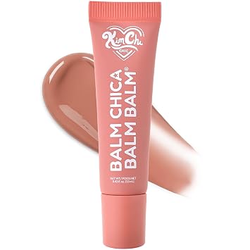 KimChiChic Beauty Chica Balm, Glossy Tinted Flavored Lip Balm, Hydrating Vegan Lip Gloss, Cruelty-Free, Paraben-Free Treatment for Soft, Smooth Lips, 0.8 fl. oz, 03-Cake Pop