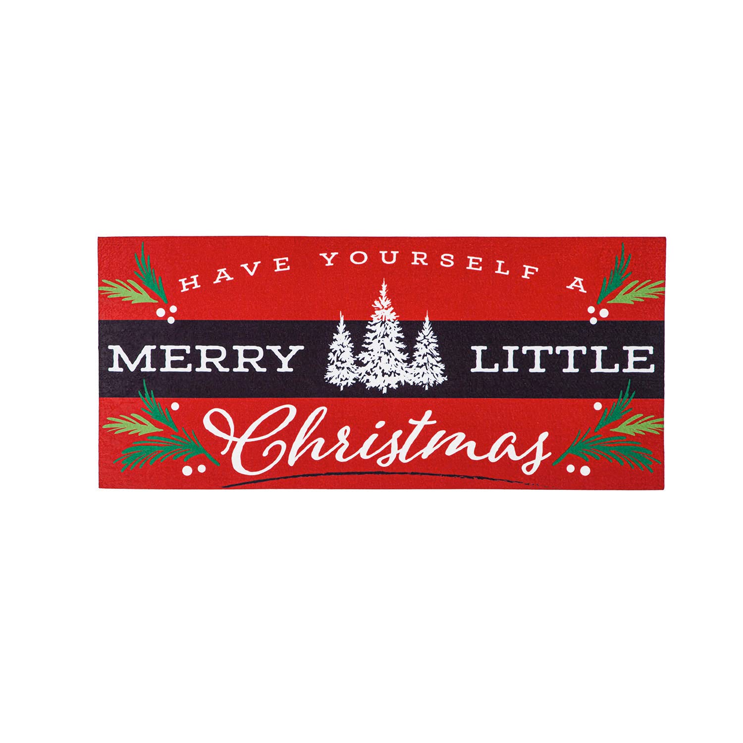 Evergreen FlagMerry Little Christmas Sassafras Switch Mat 22" x 10"