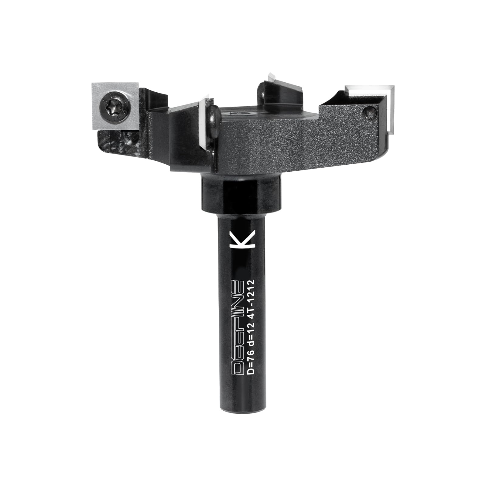 Insertos cuadrados de carburo de 12 x 12 mm para carpintería (10 piezas)