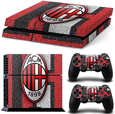 GameCheers PS4 Console and DualShock 4 Controller Skin Set - Soccer Football - PlayStation 4 Vinyl Futbol Manu