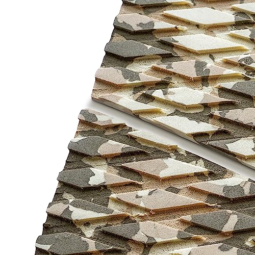 Image of Hjdeck Boat Flooring EVA Foam Boat Decking Self-Adhesive Camo Marine Carpet Yacht Kayak Decking Non-Skid Sheet Swimming Pool RV Carpet Boat Foam Flooring Surfboard Marine Flooring Mats (47.2 inchx11.8 inch)