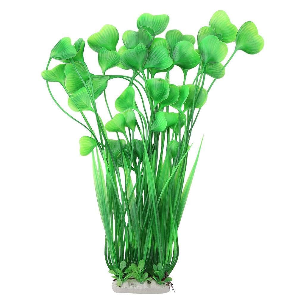 Pssopp Green Aquarium Artificial Water Plants Lifelike Plastic Plants Grass Ornament Fish Tank Artificial Underwater Plants Aquarium Decor And Accessories(Green)