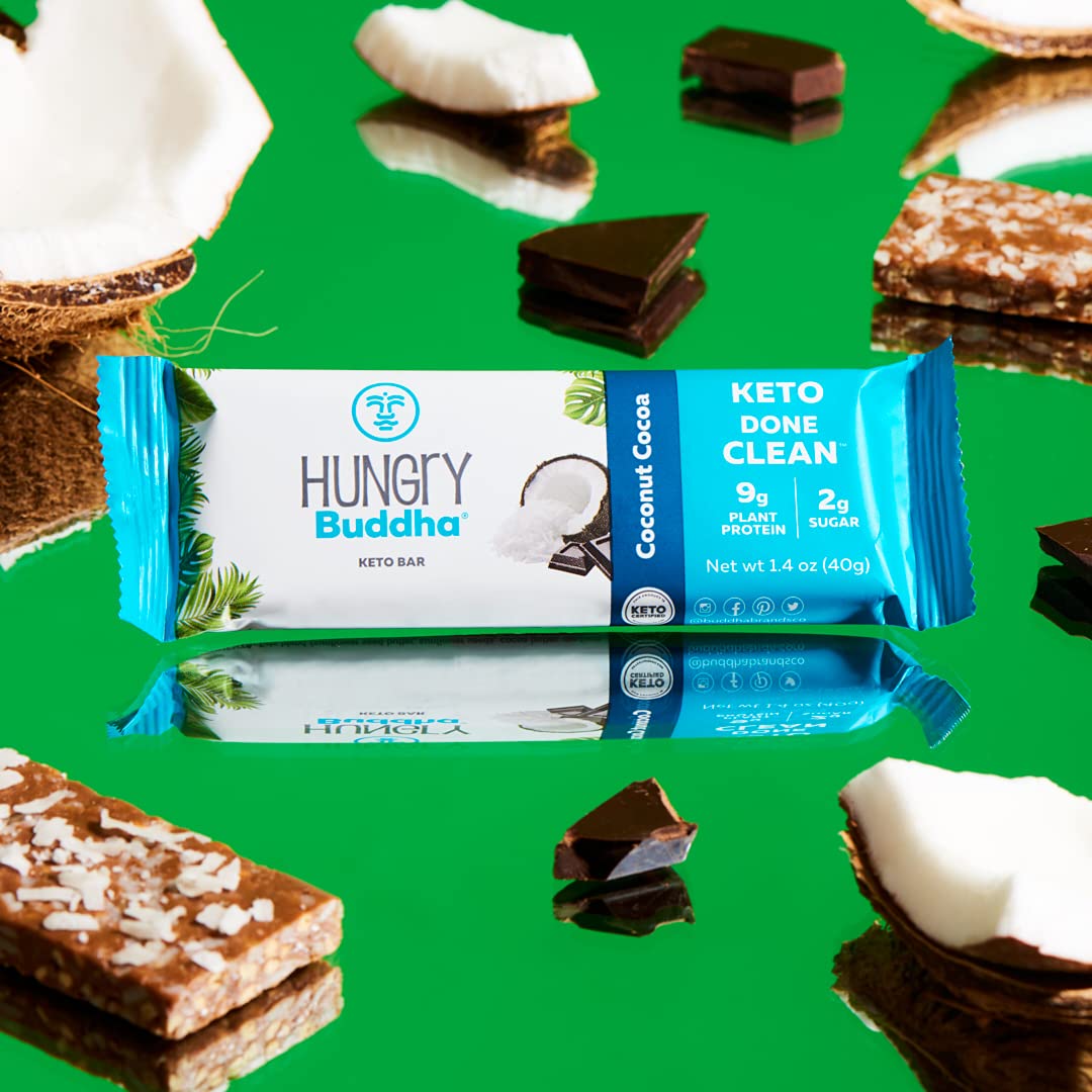 Buy Hungry Buddha Keto Bars Protein Bars Low Sugar Low Carb Healthy