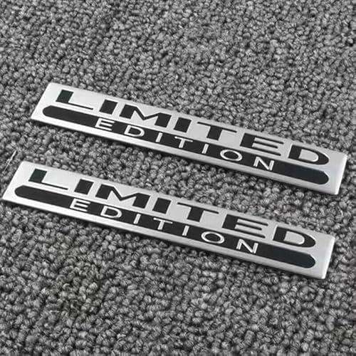 2X Adesivo per baule auto in alluminio Limited Edition, emblema XCBW