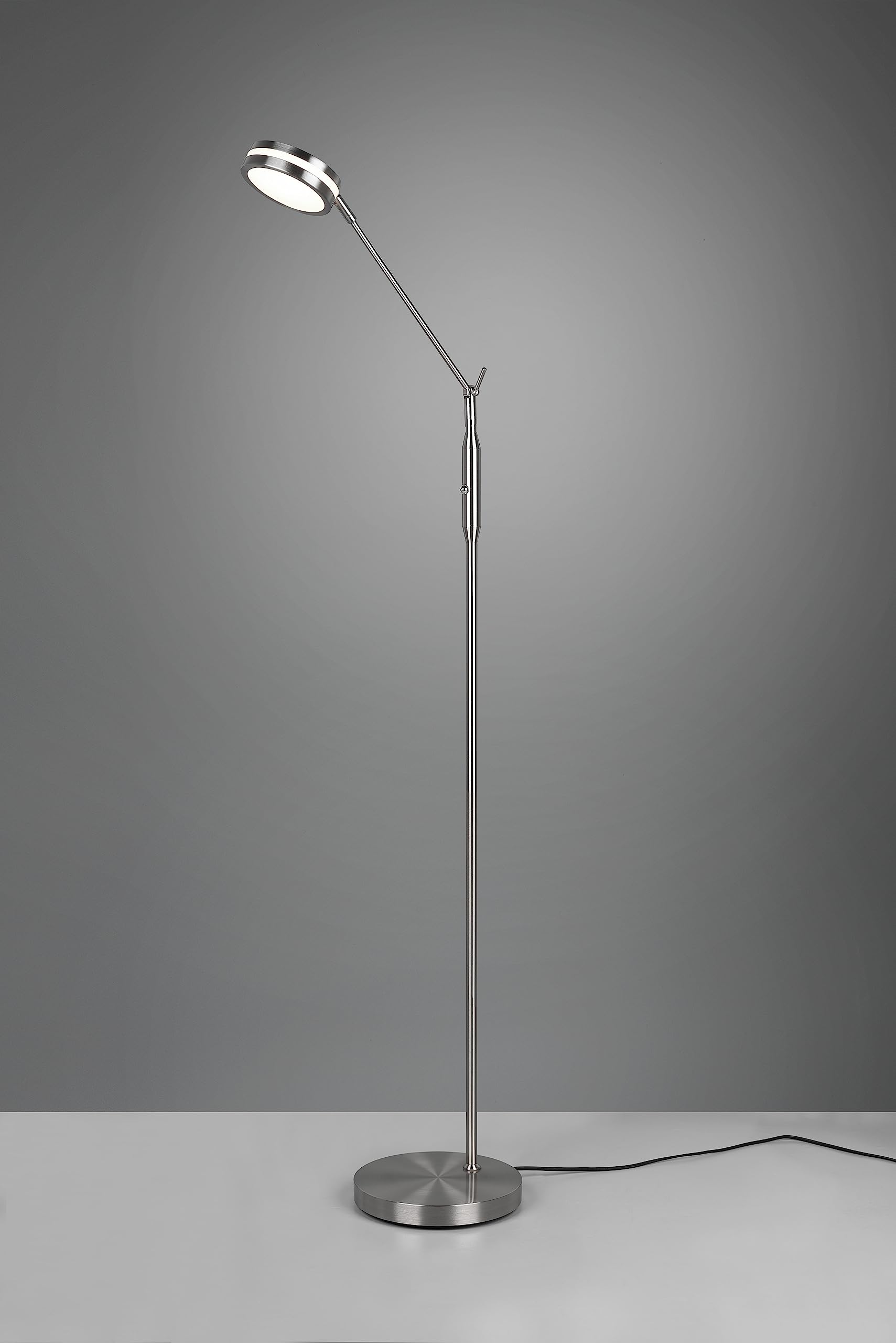 Trio Lighting Lampada da Terra, Nichel Opaco