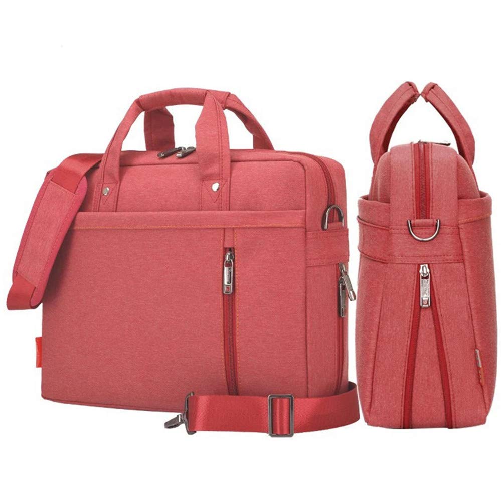 Sac à Main en Nylon Sacoche Porte Documents Serviettes Pochette pour Ordinateur Portable 13-17 Pouces
