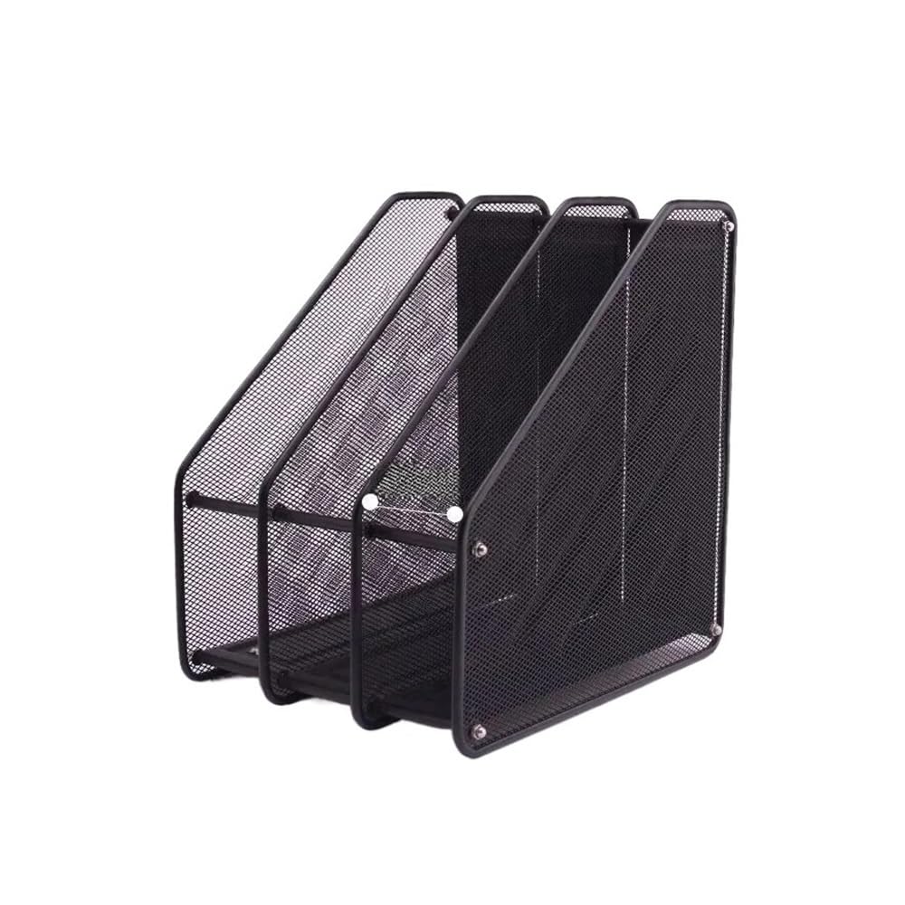 nanmenlong8 File Holder Metal Office File Frame Multi-layer Document Holder Archival Storage Box Vertical Organizer