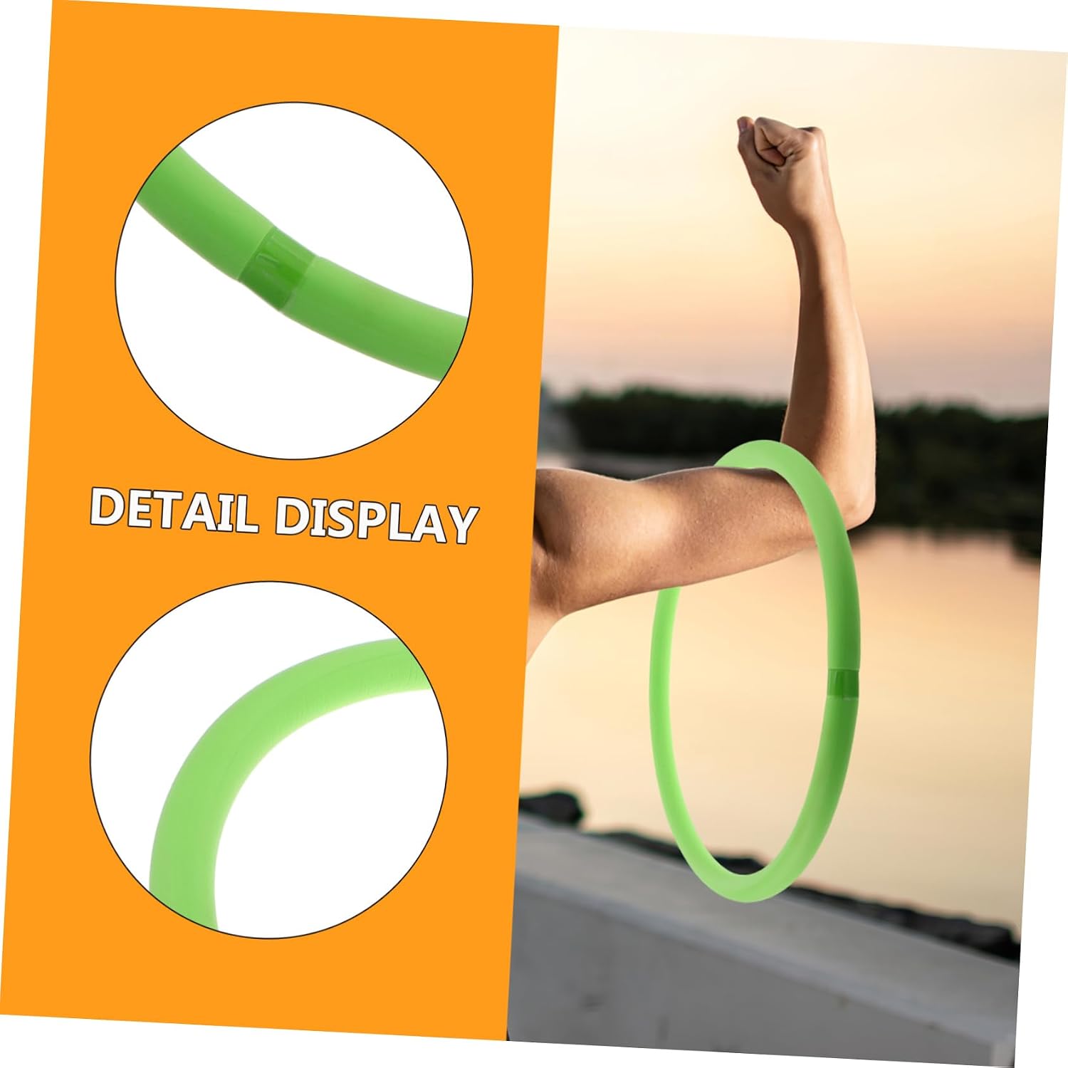 Arm Hoops for Women Comfortable Arm Workout Tool Fitness Ring for Indoor Exercise Yoga Accessories Massage