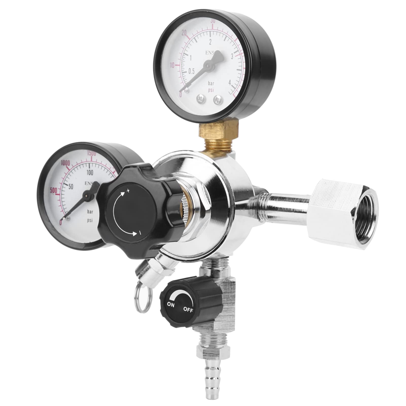 Adapter Keg Zbiornik Bezpieczeństwa Regulator Ciśnienia Co2 Piwo Beczka z Napojami Sodowymi Zawór Nadmiarowy Ciśnienie Domowe Warzenie Piwo Przewód Gazowy montaż W21.8 Ue Wtyczka