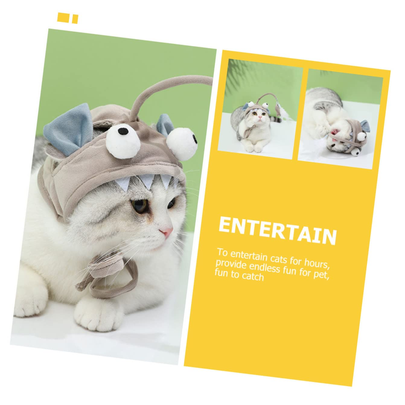 POPETPOP Lot De 5 Bâtons De Portage pour Chat Jouets Interactifs Dintérieur pour Chat Jouet De Divertissement pour Fournitures pour