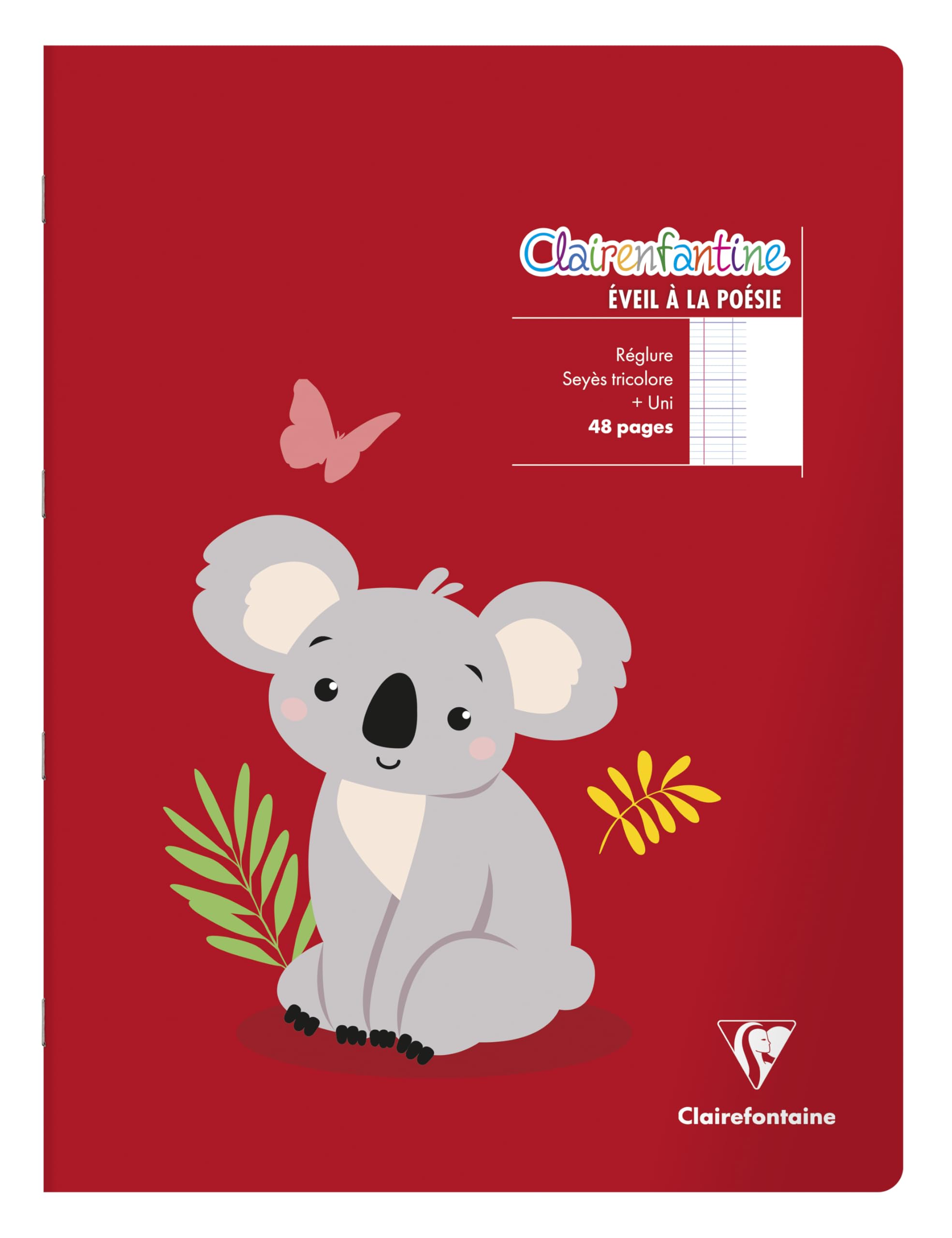 Clairefontaine 36750C zeszyty x20 do poezji, 32 cm, 90 g, 48 stron