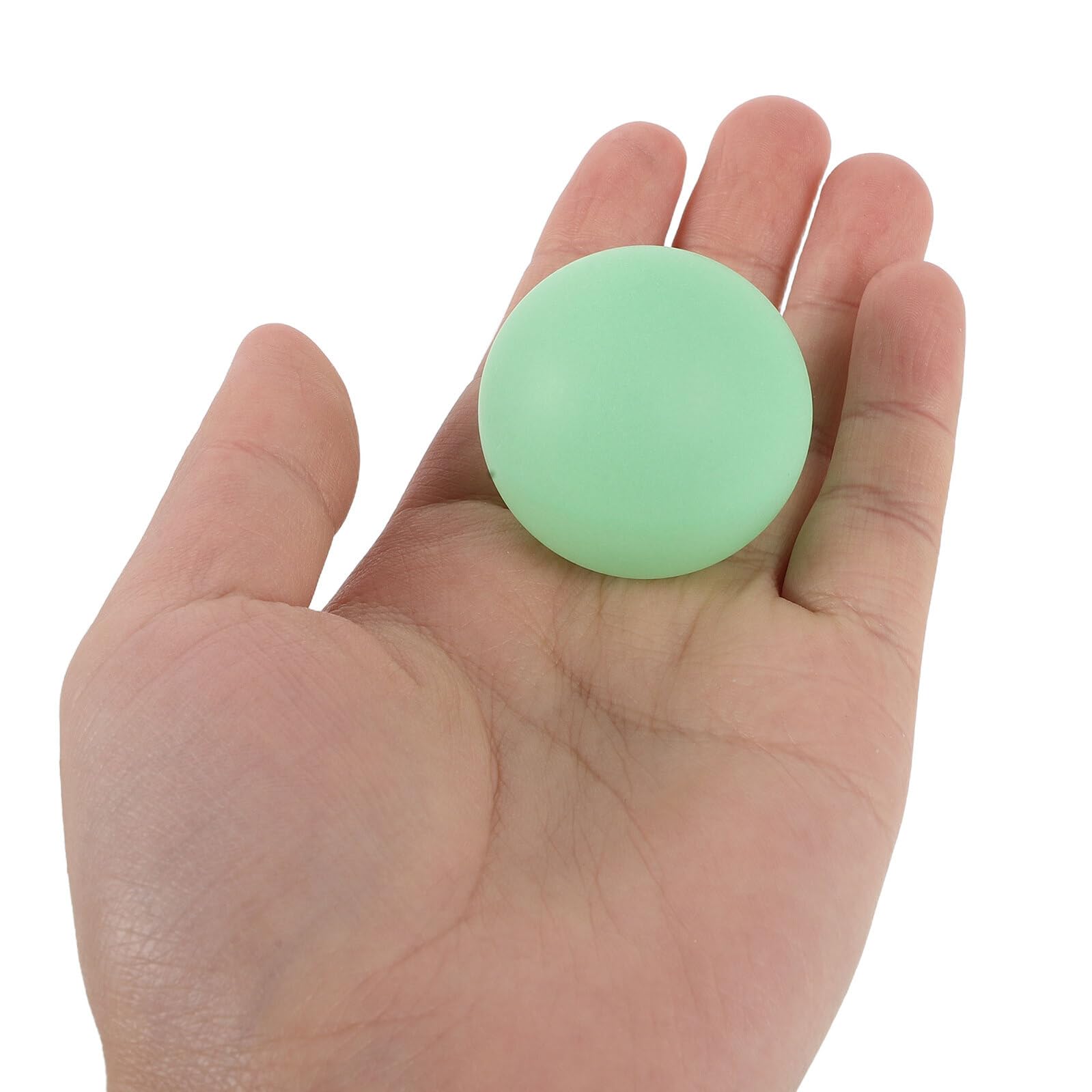 Gogogmee 10 Balles de Ping-Pong Lumineuses Blanches 40Mm en PP Réutilisables pour Activités de Plein Air et Accessoires de Fête d'anniversaire